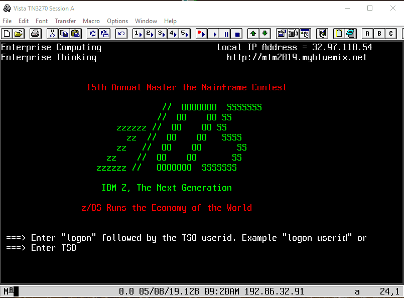 Z/OS Iron Big Operating System