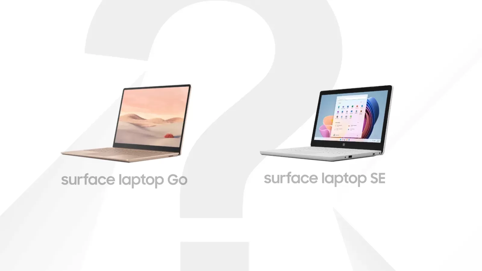 surface laptop se vs surface laptop go