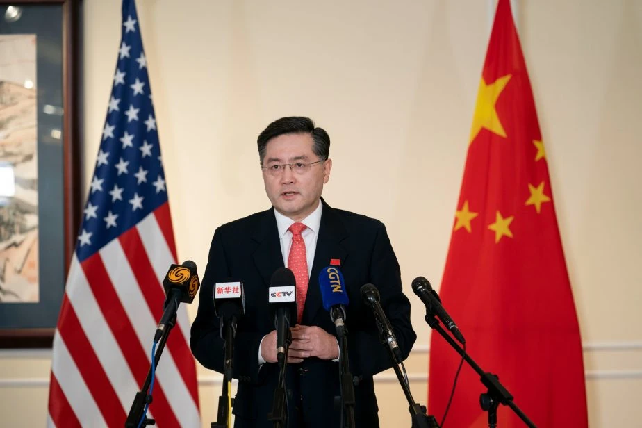 کین گانگ سفیر چین در آمریکا - Qin Gang Chinese ambassador to USA