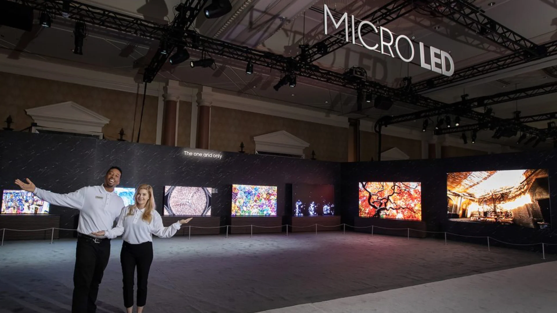سامسونگ تلویزیون 140 اینچی با پنل Micro LED را به نمایش گذاشت