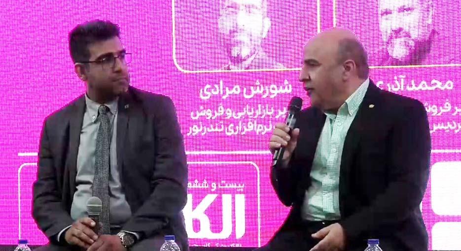 مسعود شکرانی رییس کمیسیون تامین کالای فاوا - شورش مرادی دبیر رسته سخت افزار و ارتباطات