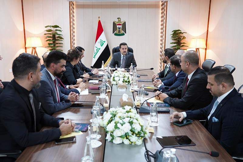 محمد شیاع السودانی در جلسه کمیته الکترونیک دولت عراق