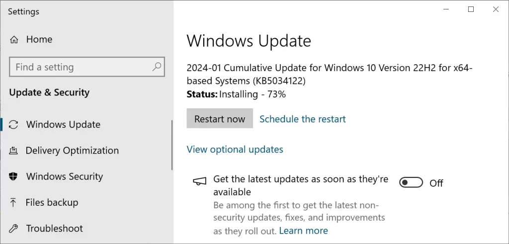 به روز رسانی ویندوز - Windows Update