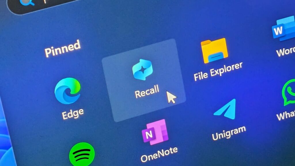 مایکروسافت ویندوز ریکال - windows recall