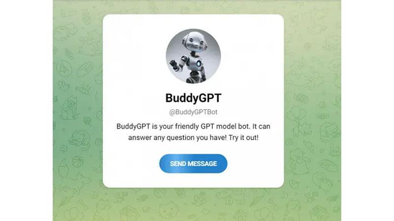 ربات هوش مصنوعی تلگرام BuddyGPTBot