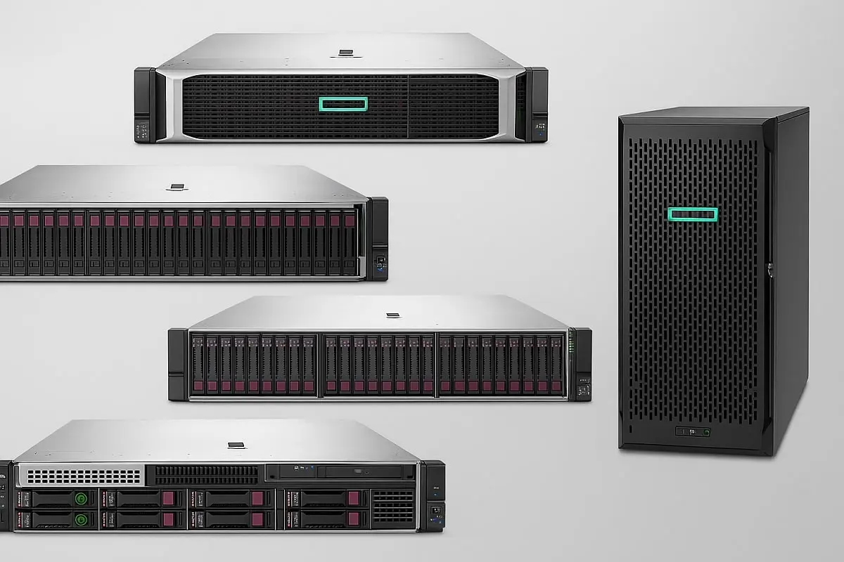معرفی 5 سرور قدرتمند HP از سری Gen9 و Gen10