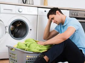 علت جمع شدن آب در لباسشویی خاموش چیست؟
