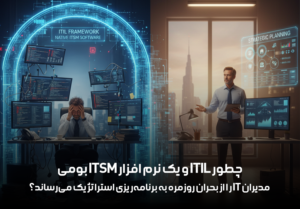 چطور ITIL و یک نرم افزار ITSM بومی، مدیران IT را از بحران روزمره به برنامهریزی استراتژیک میرساند؟