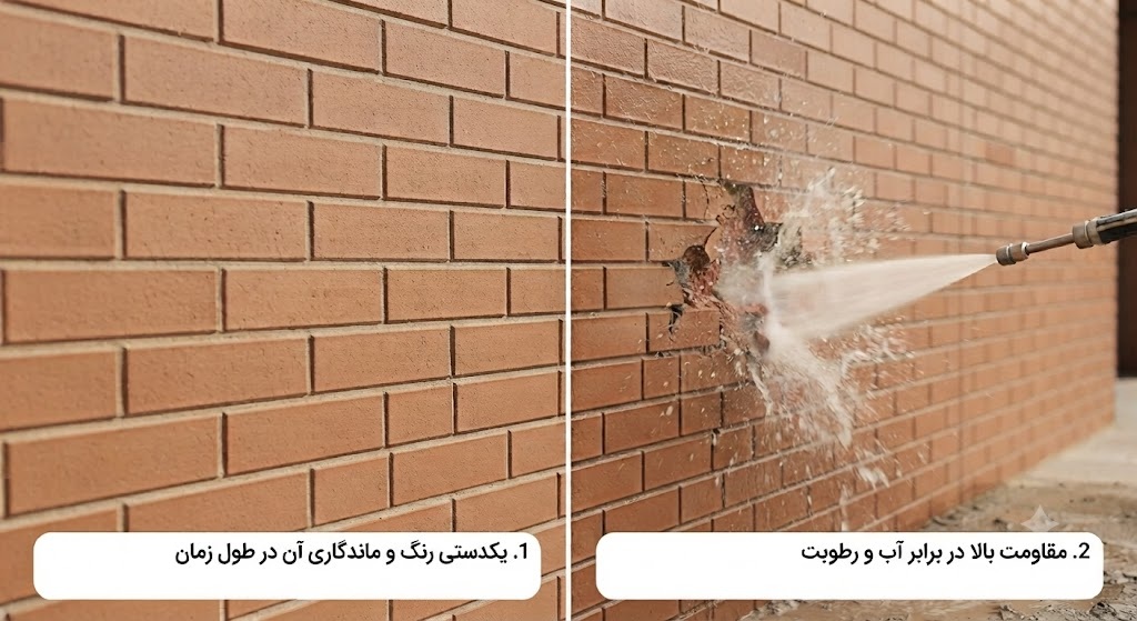 یکدستی و مقاومت در برابر آب
