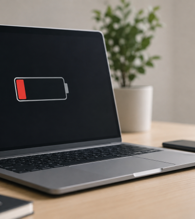 Why does a laptop battery drain quickly