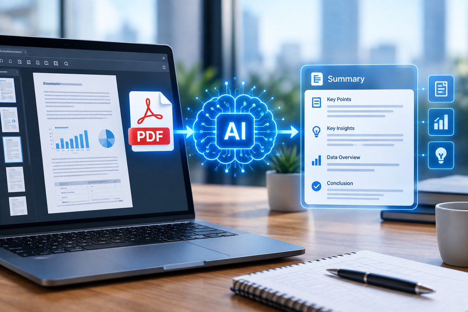 خلاصه PDF با هوش مصنوعی