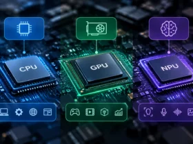 تفاوت CPU GPU NPU