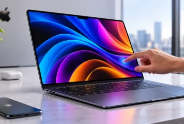 مکبوک پرو جدید اپل با نمایشگر لمسی Tandem OLED و طراحی باریکتر