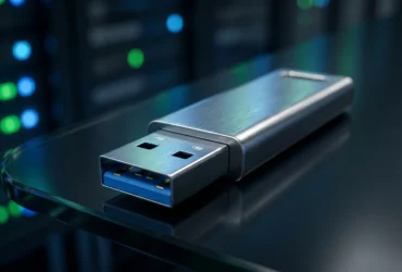 ساختار داخلی و پورت اتصال فلش مموری در محیط سرور
